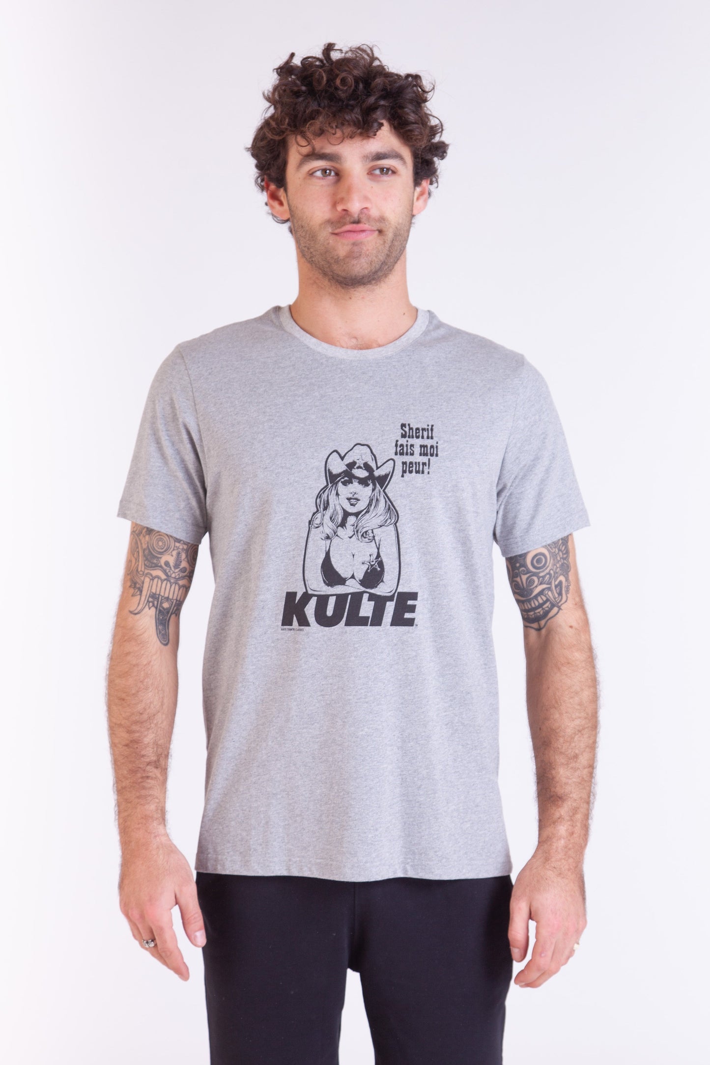 SHERIFF GREY T-SHIRT