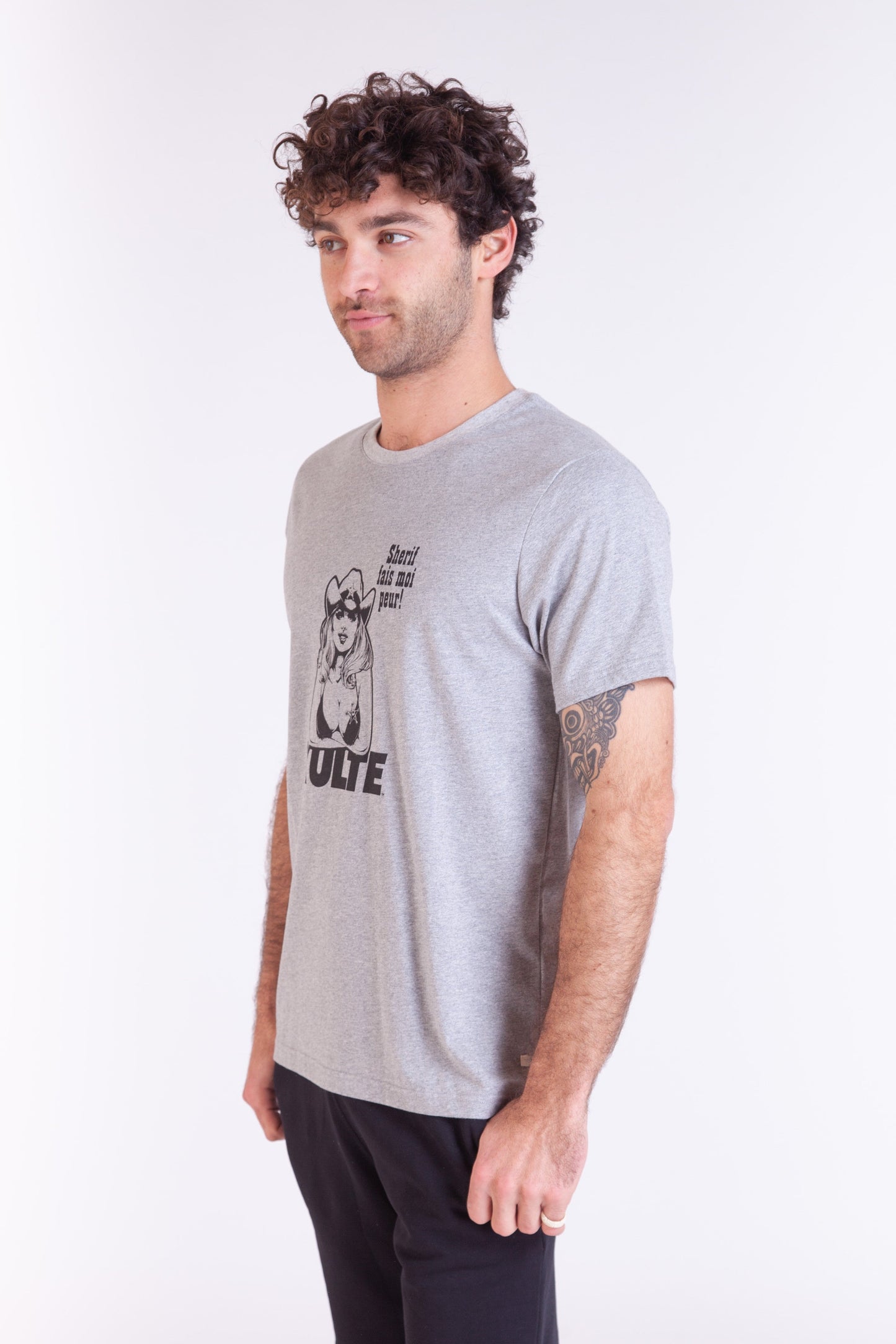 SHERIFF GREY T-SHIRT