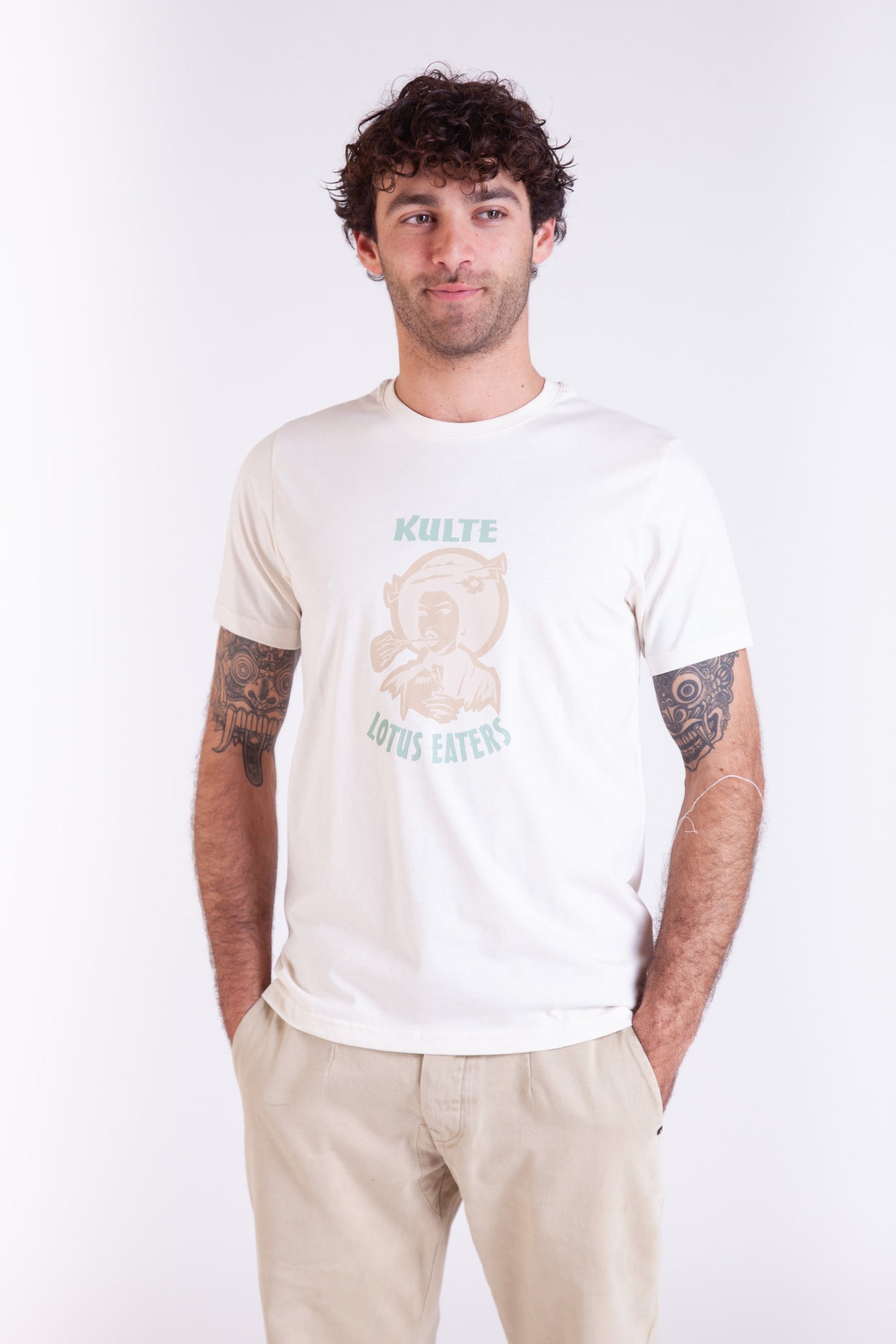 LOTUS OFF WHITE T-SHIRT