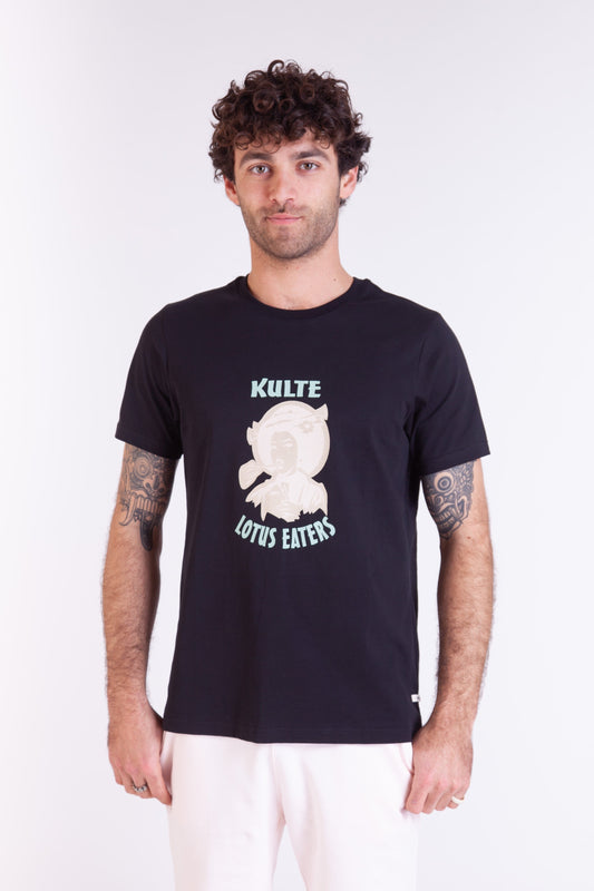 LOTUS BLACK T-SHIRT