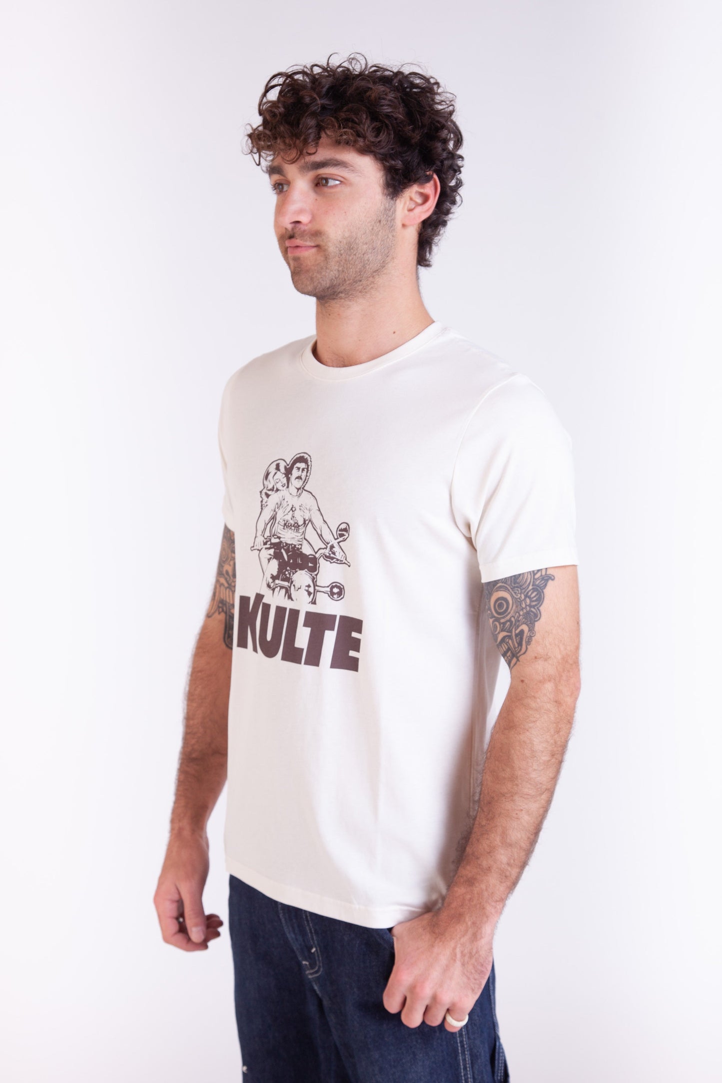TEE SHIRT DOMINICIEN OFF WHITE
