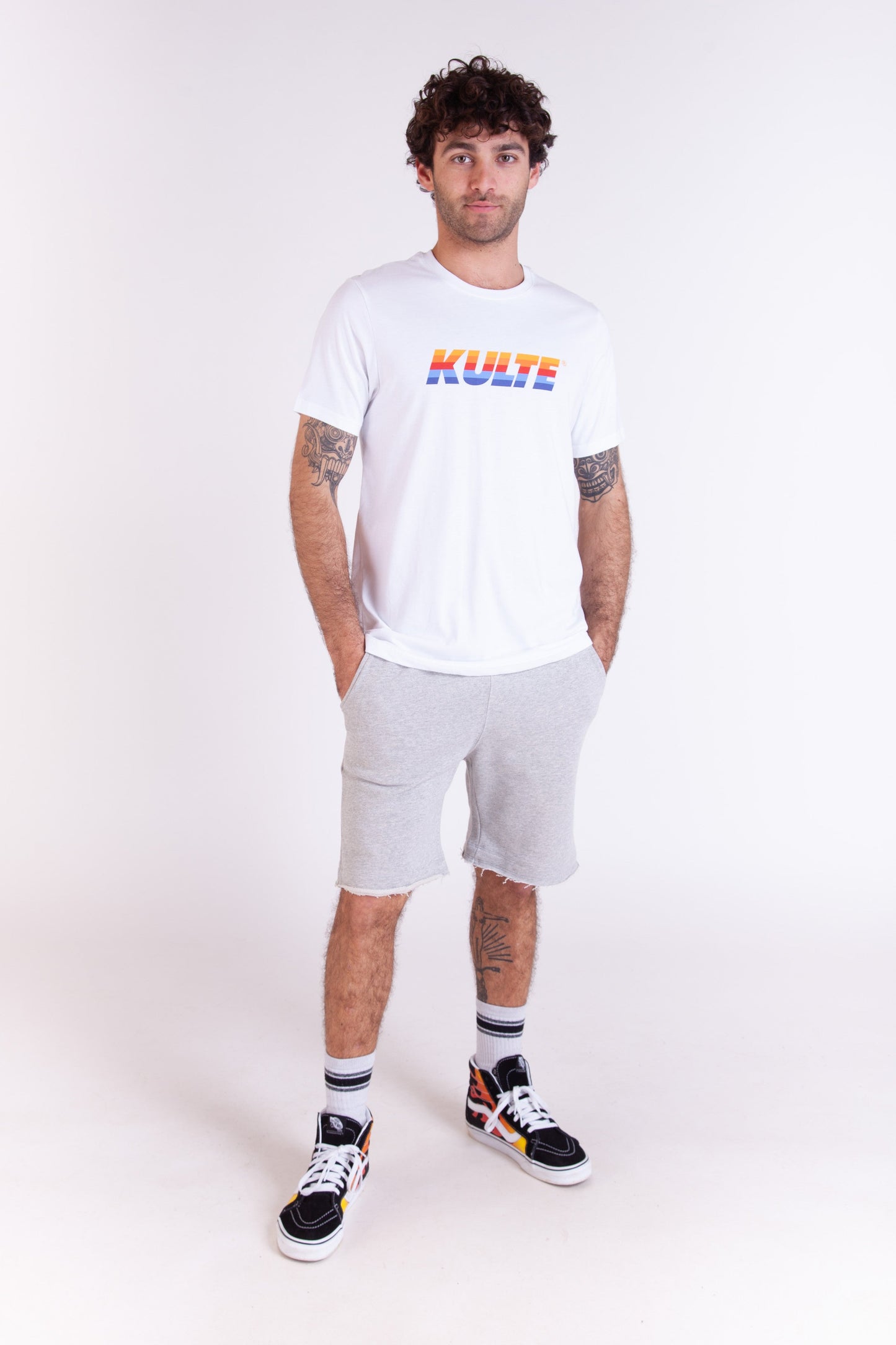 TEE SHIRT CORPO ITALIC WHITE