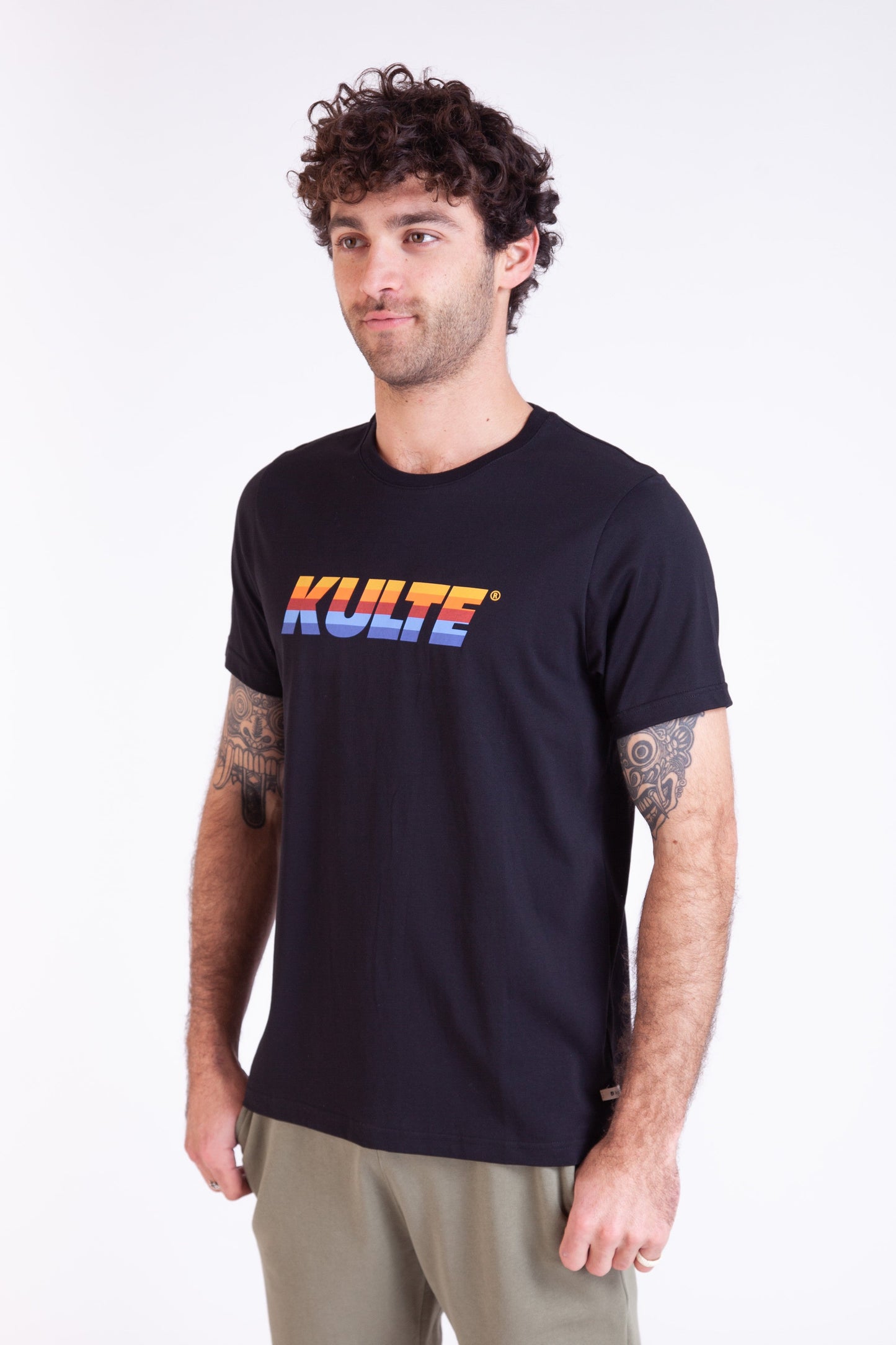 TEE SHIRT CORPO ITALIC BLACK