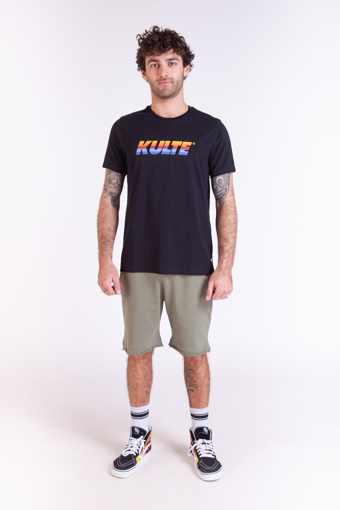 TEE SHIRT CORPO ITALIC BLACK