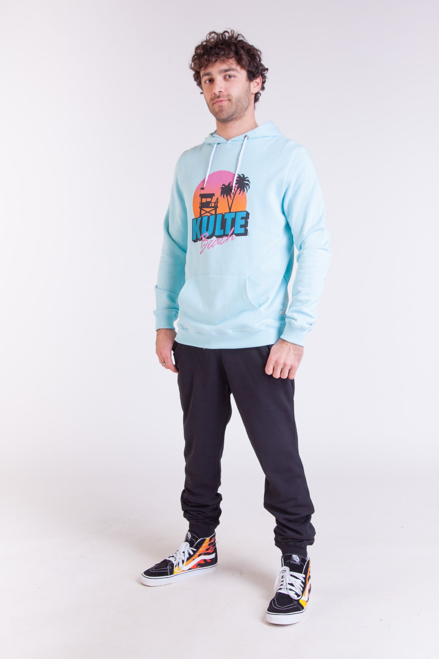 HOODIE BEACH LIGHT BLUE