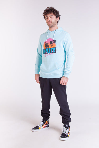 HOODIE BEACH LIGHT BLUE