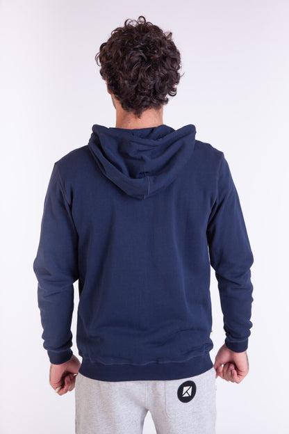 HOODIE ZIP SCRIPT NAVY