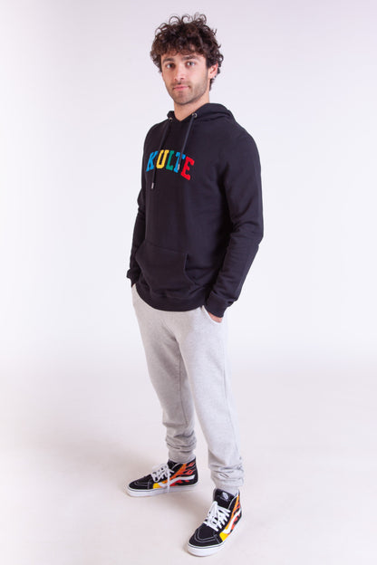 HOODIE ATHLETIC BLACK