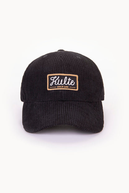 CAP STAMPED VELOURS BLACK