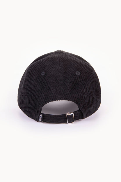CAP STAMPED VELOURS BLACK
