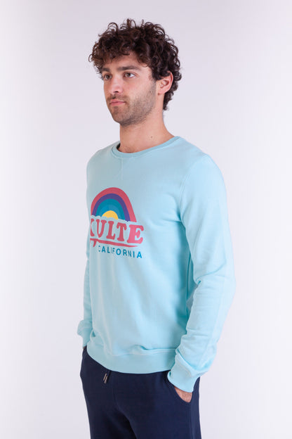 SWEATSHIRT CALIFORNIA SKY LIGHT BLUE