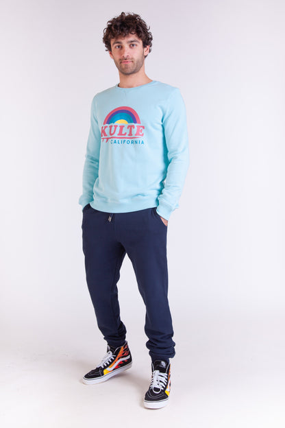 SWEATSHIRT CALIFORNIA SKY LIGHT BLUE
