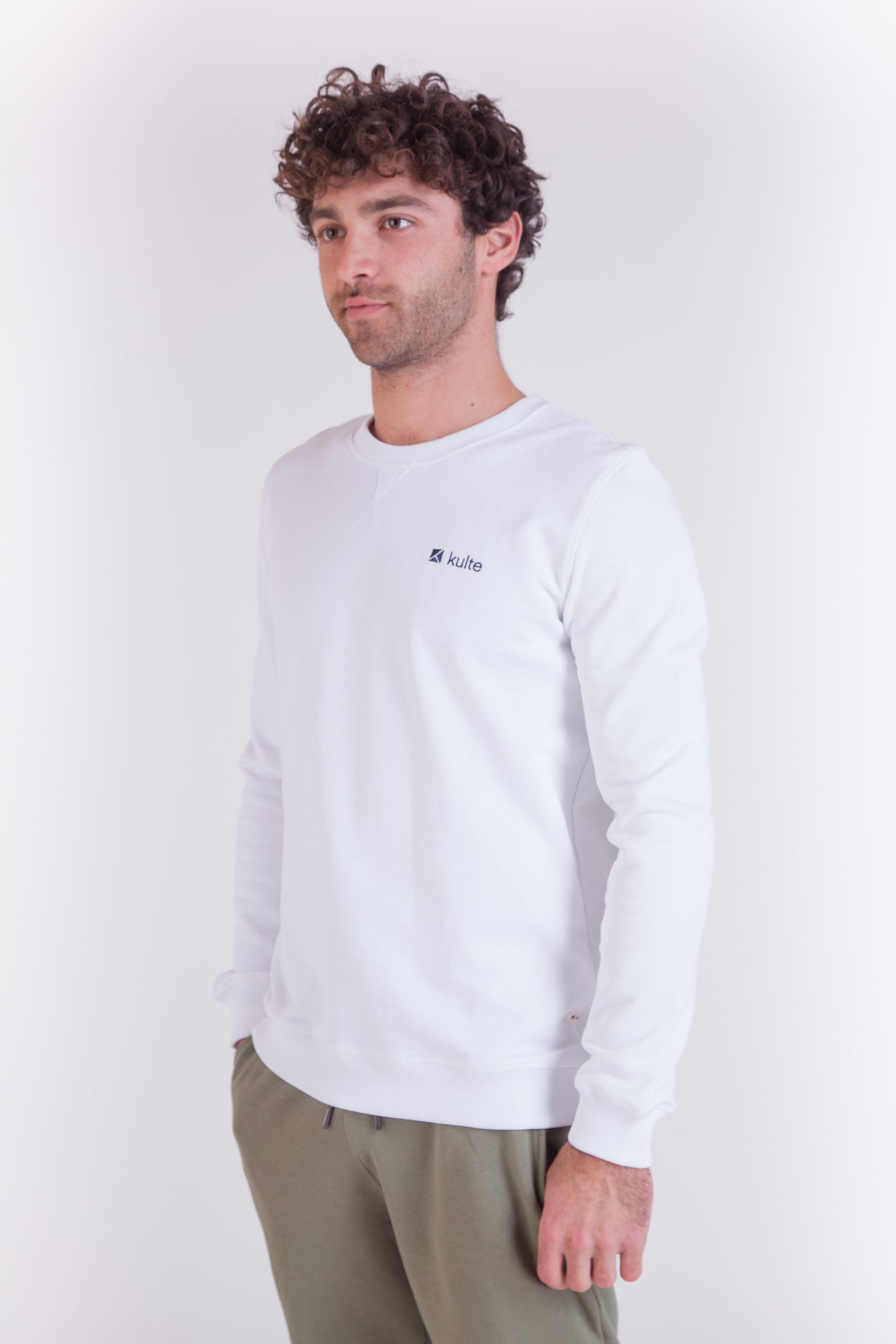 SWEATSHIRT KULTE SQUARE WHITE