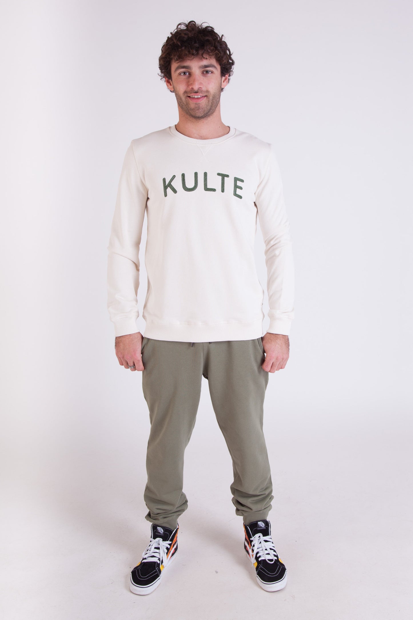 SWEAT ROUNDED OFF WHITE