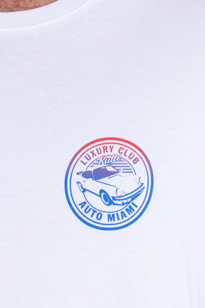 LUXURY CAR WHITE T-SHIRT