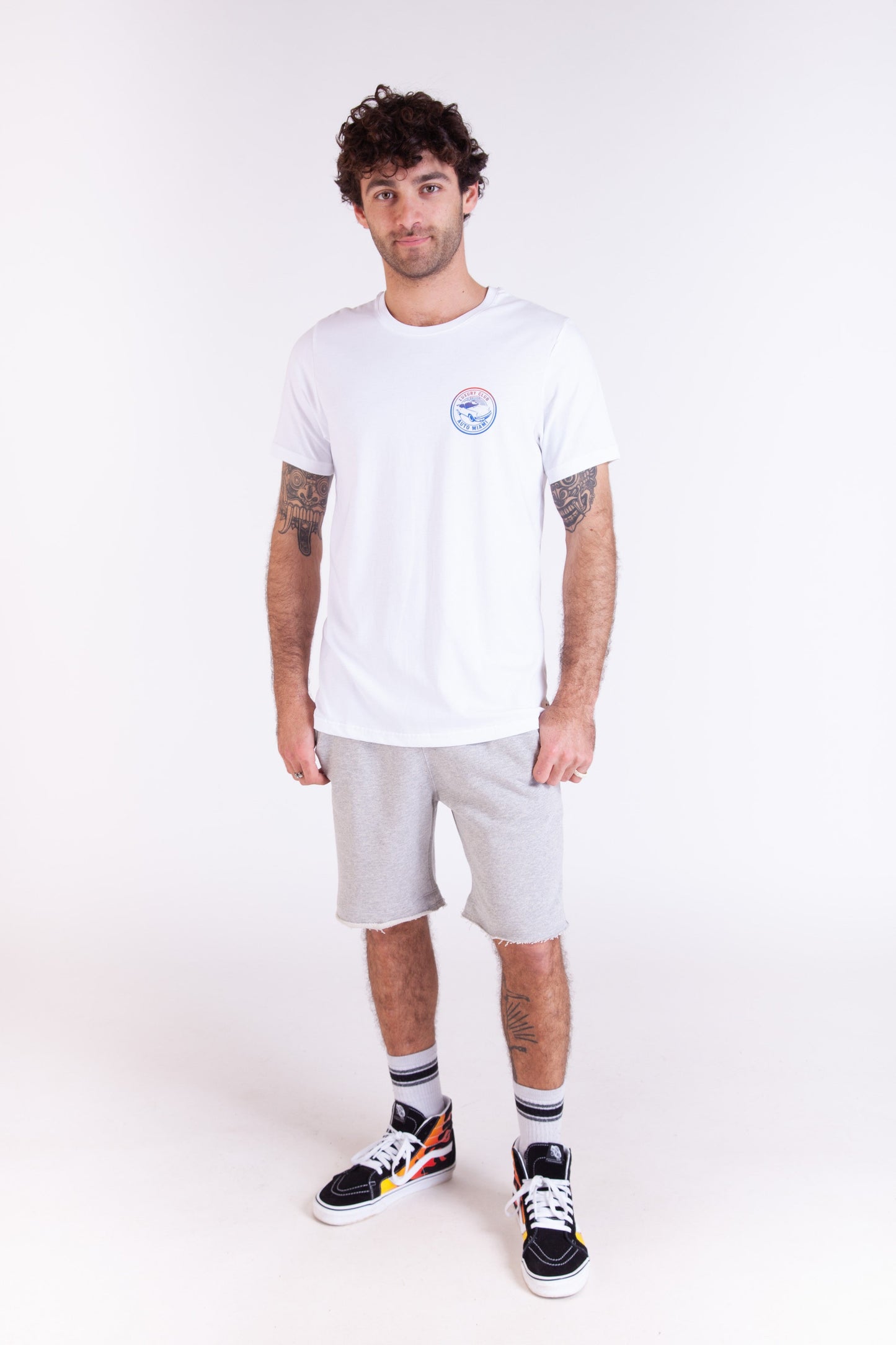 LUXURY CAR WHITE T-SHIRT