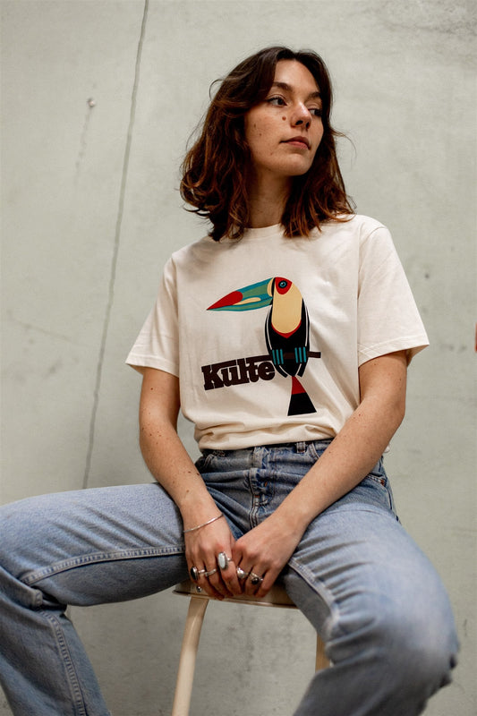 TOUCAN OFF WHITE T-SHIRT