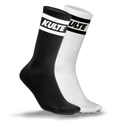 BLACK/WHITE BODY SOCK