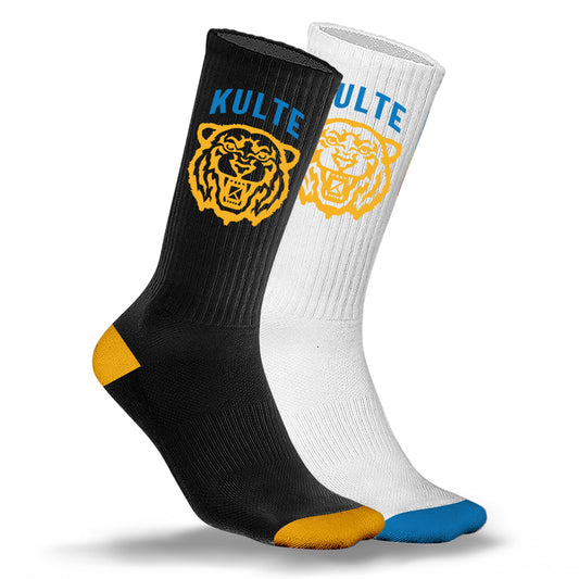 TIGER BLACK/WHITE SOCK