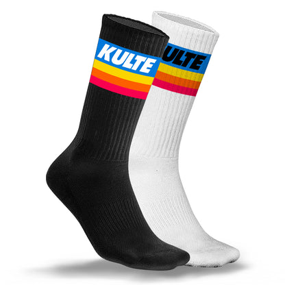 RAINBOW BLACK/WHITE SOCK