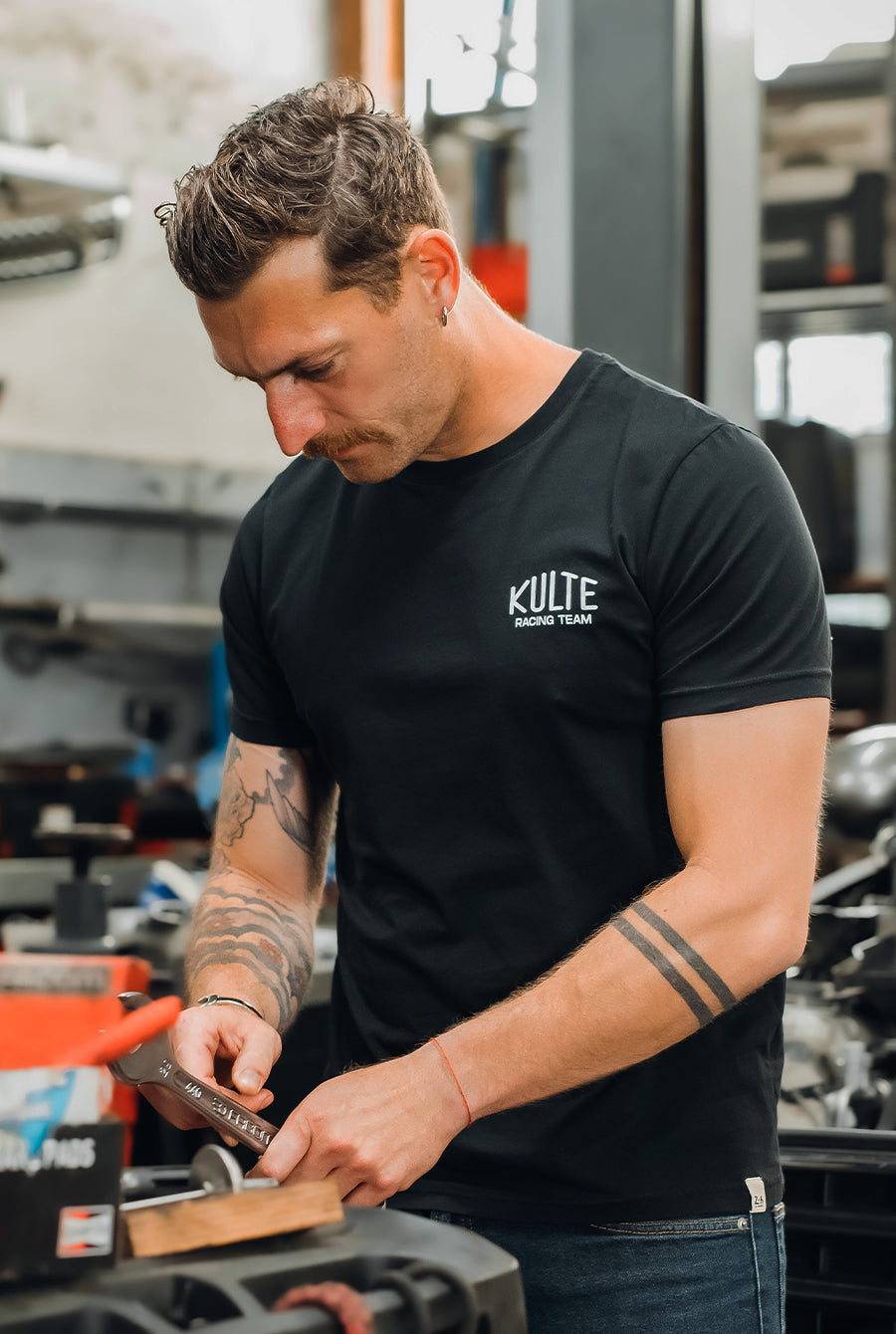 TEE SHIRT DRAPEAU BLACK