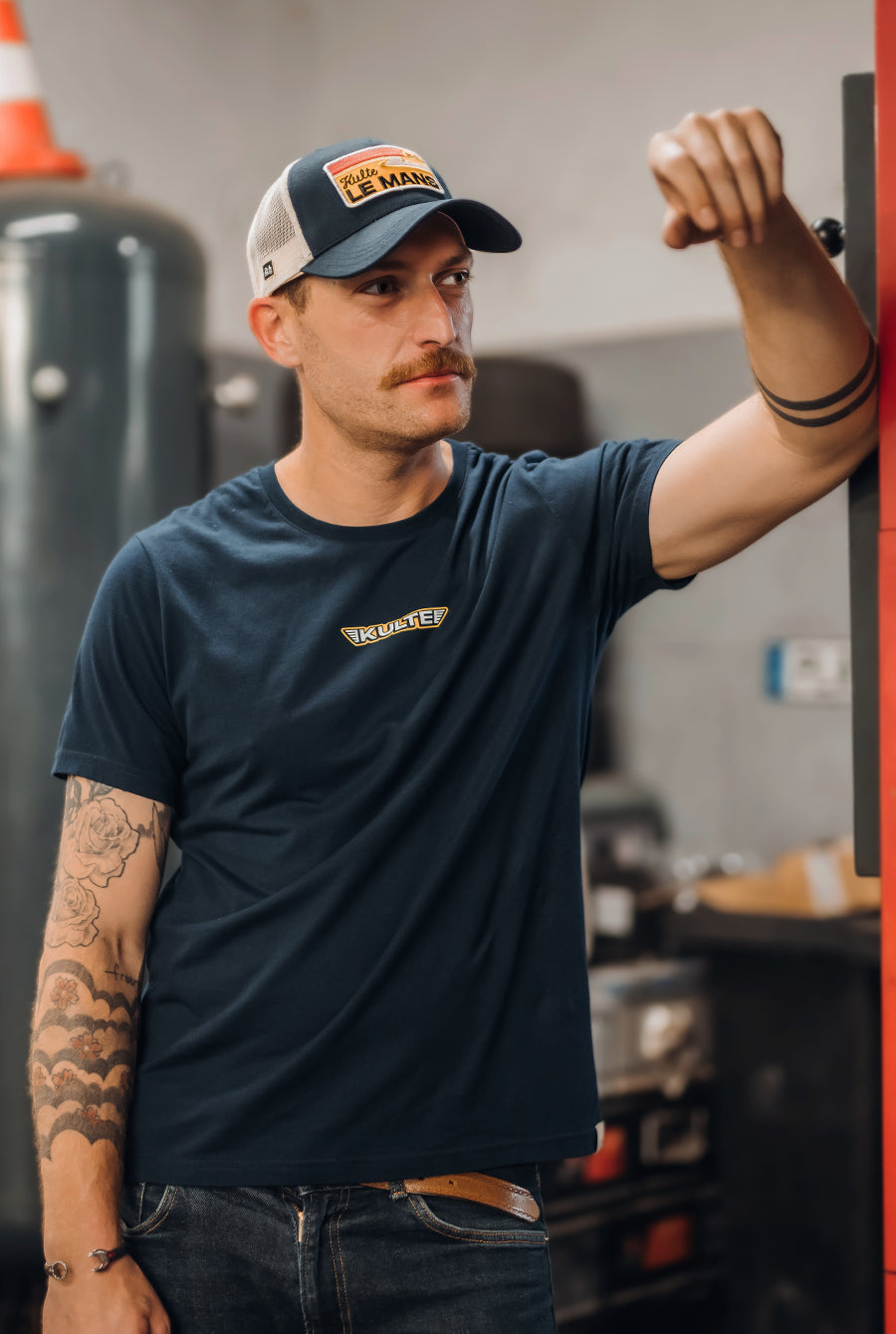 TEE SHIRT COURSE NAVY