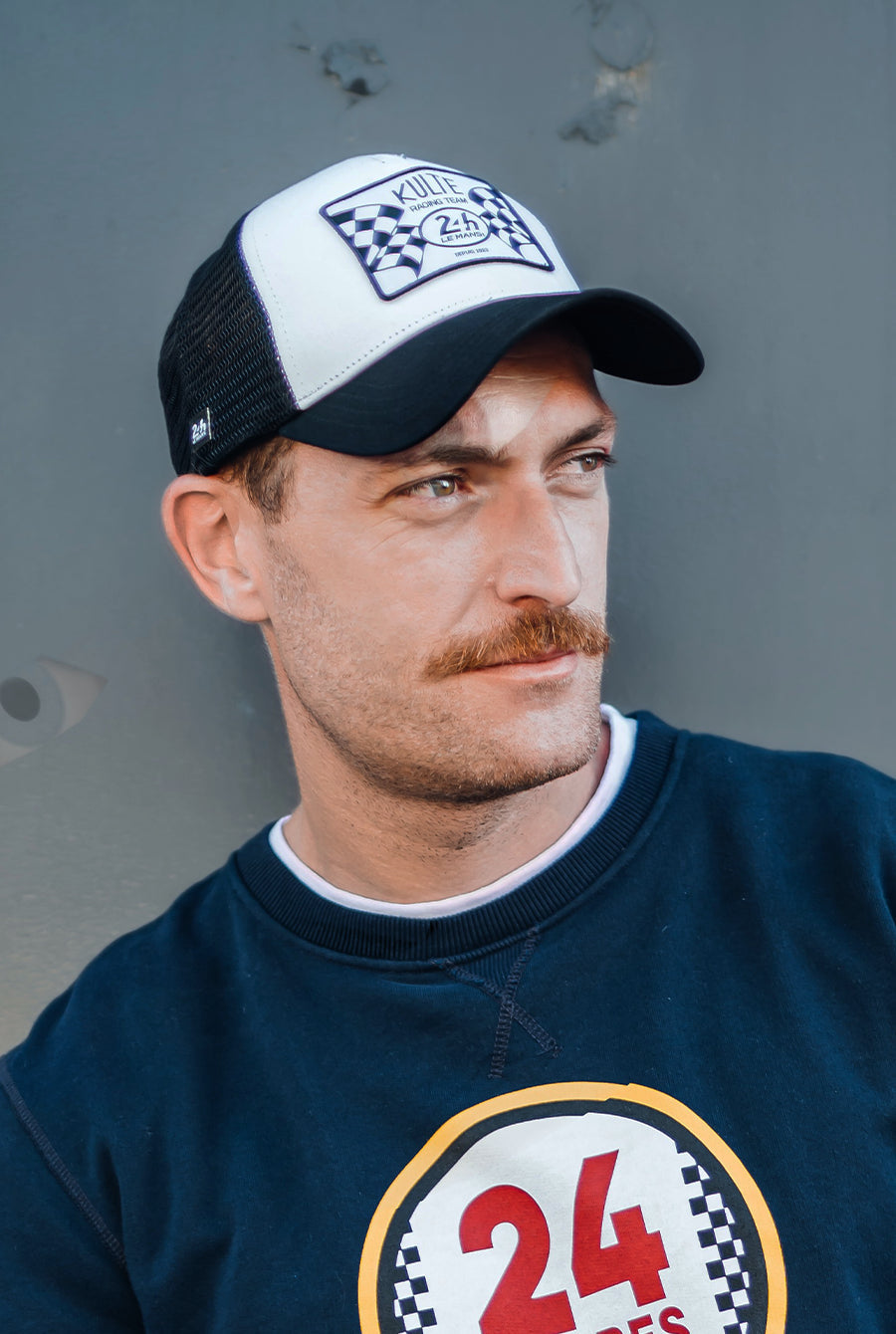 CASQUETTE DRAPEAU BLACK WHITE