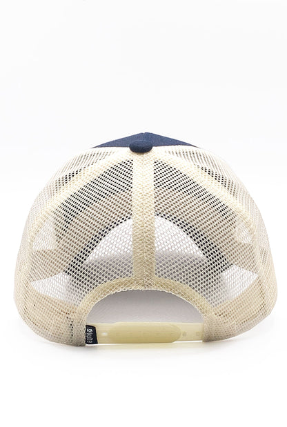 SUNSET NAVY OFF WHITE CAP