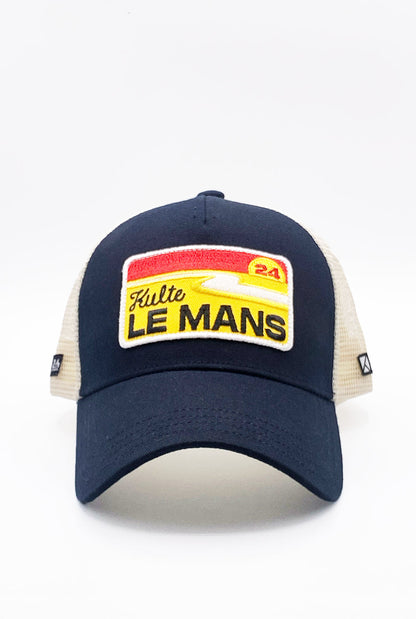 SUNSET NAVY OFF WHITE CAP