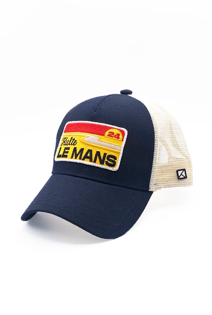 SUNSET NAVY OFF WHITE CAP