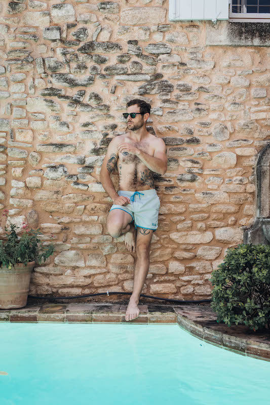 JERSEY LE CALIFORNIA LIGHT GREEN BLUE