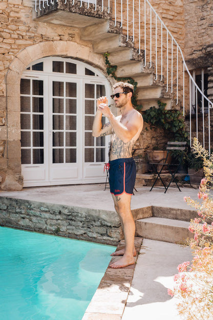 LE CALIFORNIA NAVY RED JERSEY