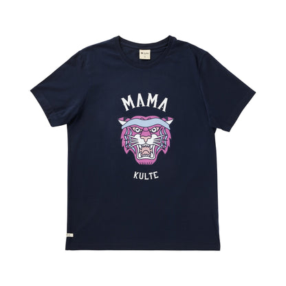 TEE SHIRT BEACH MAMA TIGER NAVY