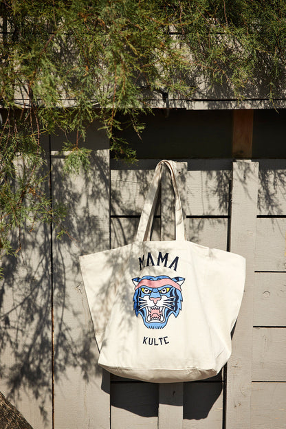 TOTE BAG MAXI MAMA OFF WHITE