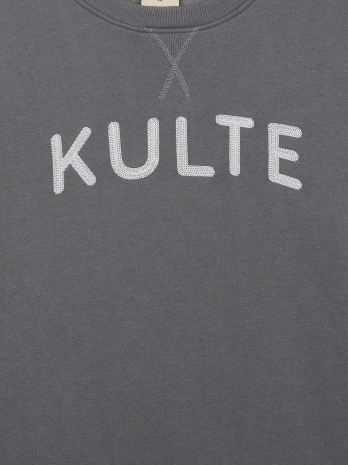 SWEAT ROUNDED CHARCOAL GREY