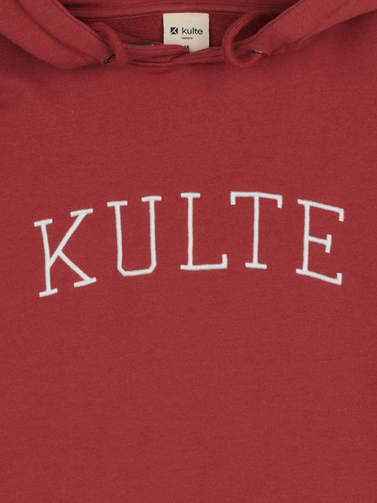 BURGUNDY ATHLETIC HOODIE