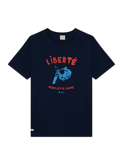 TEE SHIRT MOBYLETTE NAVY