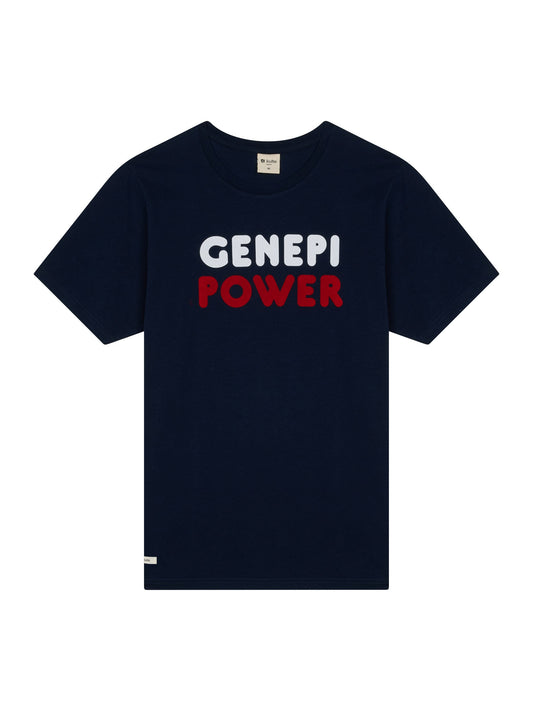 GENEPI POWER NAVY T-SHIRT