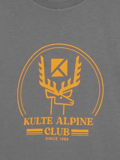 TEE SHIRT CERF CHARCOAL GREY
