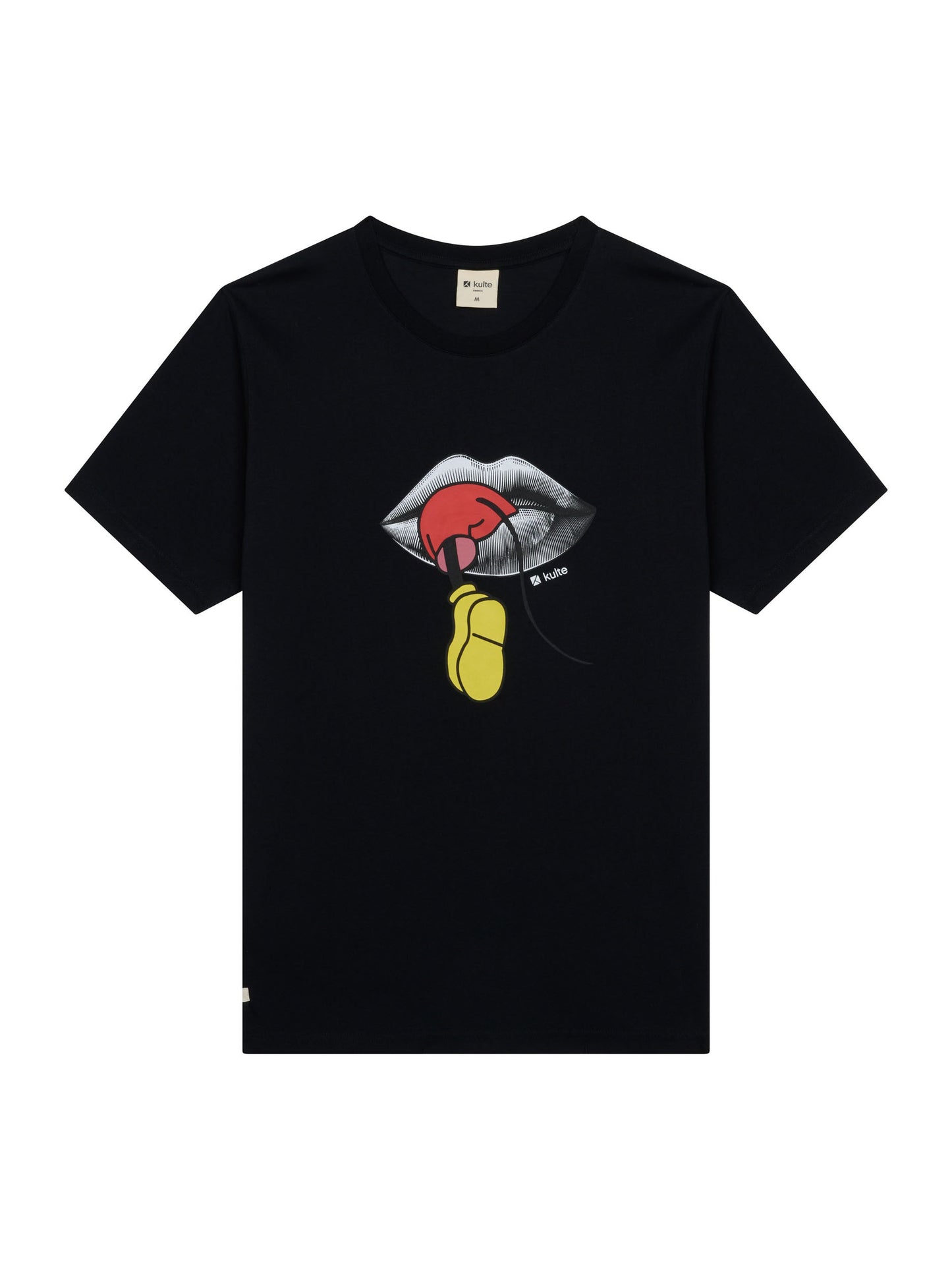 MOUTH BLACK T-SHIRT