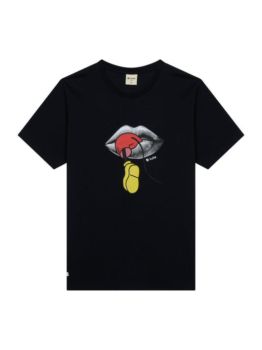 MOUTH BLACK T-SHIRT