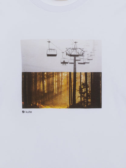 TEE SHIRT FORET WHITE