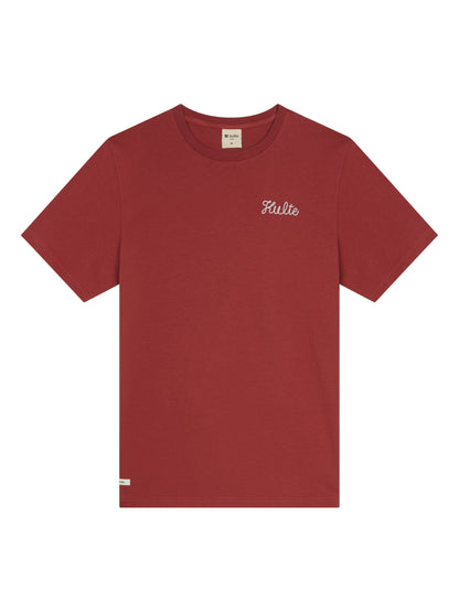 CORPO SCRIPT BURGUNDY T-SHIRT