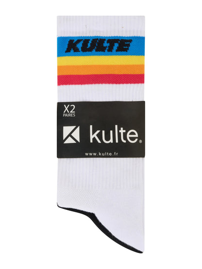 RAINBOW BLACK/WHITE SOCK