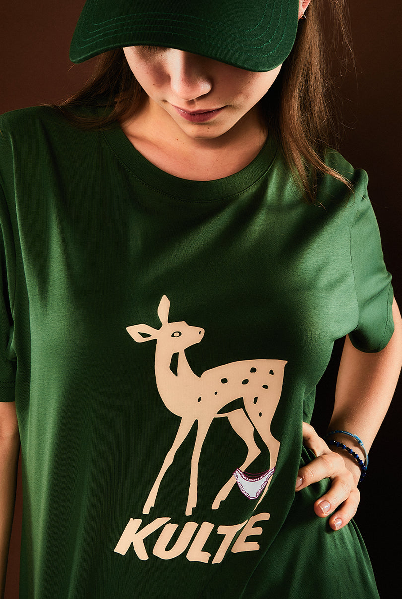 TEE SHIRT BICHE GREEN