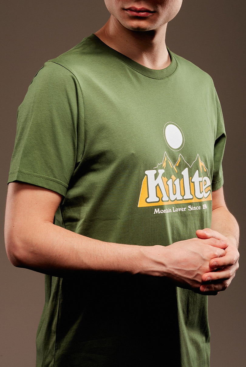 MOUNTAIN LOVER GREEN T-SHIRT