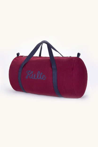 BART SCRIPT BURGUNDY BAG