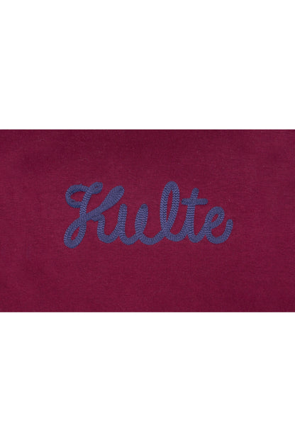 BART SCRIPT BURGUNDY BAG