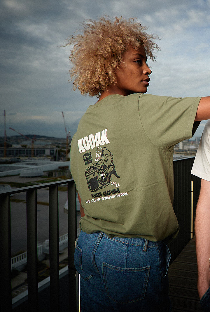 TEE SHIRT CLEANER KAKI