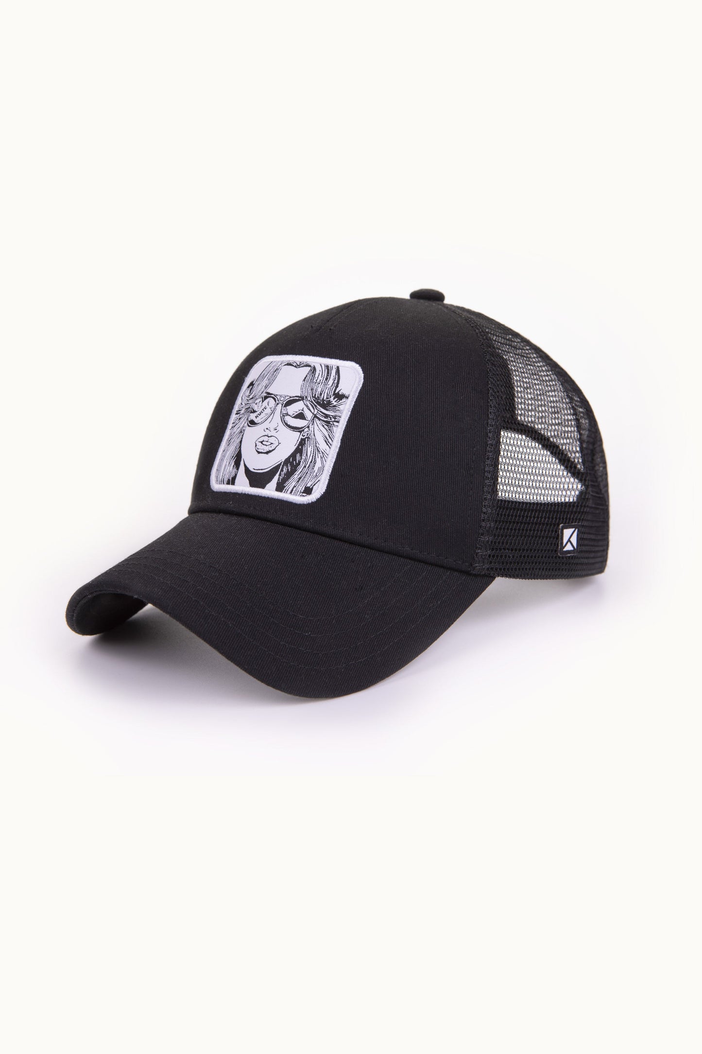 CASQUETTE MOTIF WTF BLACK